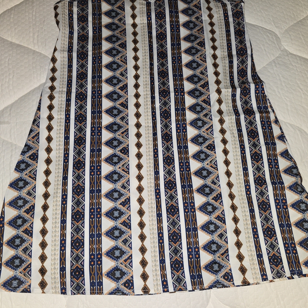 Geometric Patterned Dress